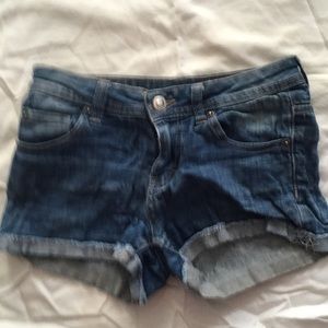 Denim shorts